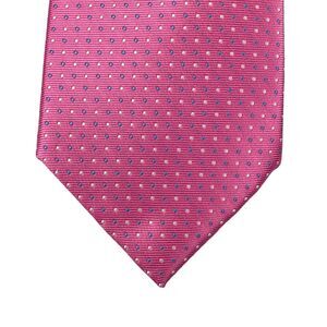 Club Room Mens Reade Dot Classic Neck Tie Pink 3.25"